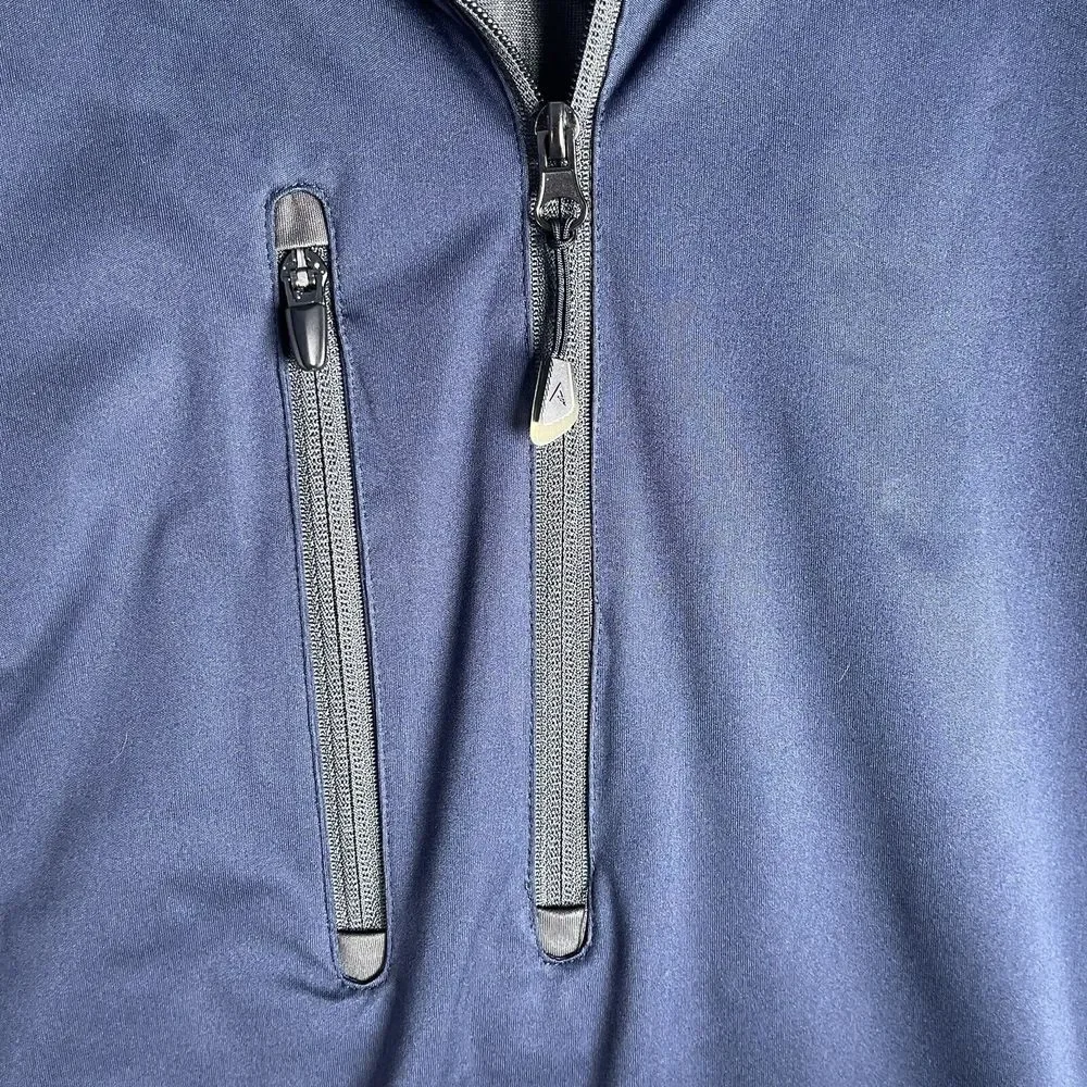 Antigua 1/4 Zip‎ Heavyweight Pullover Performance Jacket Men Large Chest Pocket